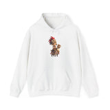 Chibi Inca Empress on Llama Unisex Hoodie