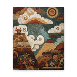 Tlaloc Rain Blessing Mural Canvas