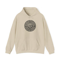 Sacred Aztec Calendar Face Unisex Hoodie