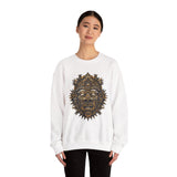 Ancient Aztec Solar Deity Mask Unisex Sweatshirt