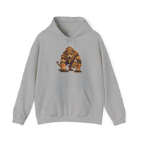 Pixel Art Mayan Jaguar Warrior Unisex Hoodie