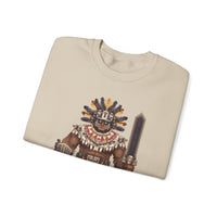 8-Bit Aztec Warrior Pixel Art Style Unisex Sweatshirt