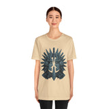 Aztec Warrior Duel Obsidian Glyph Style Unisex T-Shirt