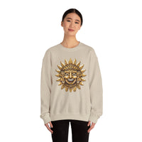 Pixel Art Inca Sun God 8-Bit Retro Style Unisex Sweatshirt
