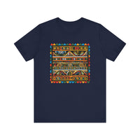 Pre-Columbian Tribal Stripe Pattern Unisex T-Shirt