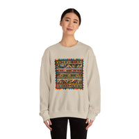 Pre-Columbian Tribal Stripe Pattern Unisex Sweatshirt