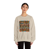 Pre-Columbian Tribal Stripe Pattern Unisex Sweatshirt