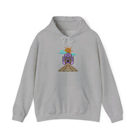 Eye of the Sun Pyramid Illustration Unisex Hoodie