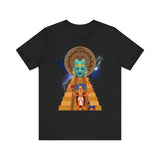 Celestial Aztec Ritual Illustration Unisex T-Shirt