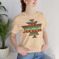 Sacred Geometric Textile Pattern Illustration Unisex T-Shirt