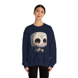 Adorable Tribal Aztec Skull Glow Unisex Sweatshirt