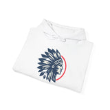 Tribal Visionary Chief Emblem Illustration Unisex Hoodie