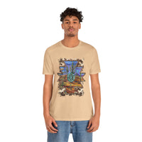 Aztec Turquoise Cactus Desert Landscape Unisex T-Shirt