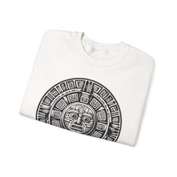 Sacred Aztec Calendar Face Unisex Sweatshirt