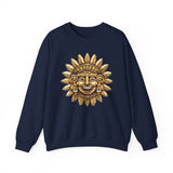 Pixel Art Inca Sun God 8-Bit Retro Style Unisex Sweatshirt