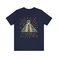 Mexico Monument Chichen Itzá Doodle Unisex T-Shirt