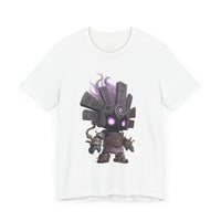 Shadow Aztec God with Glowing Eyes Unisex T-Shirt