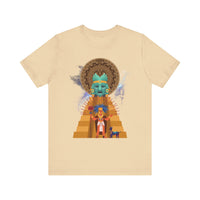Celestial Aztec Ritual Illustration Unisex T-Shirt
