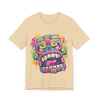 Graffiti Mayan Skull Cartoon Style Unisex T-Shirt