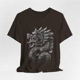 Aztec Serpent Quetzalcoatl Tribal Design Unisex T-Shirt