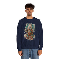 Maya Warrior Watercolor Portrait Unisex Hoodie