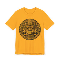 Aztec Totem Mesoamerican Art Illustration Unisex T-Shirt