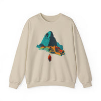 Machu Picchu Minimalist Sacred City Unisex Sweatshirt