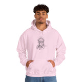 Inca Warrior Hand Drawn Tribal Portrait Unisex Hoodie