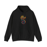 Aztec Serpent God Quetzalcoatl Modern Tribal Style Unisex Hoodie