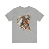 Aztec Jaguar Warrior Woman Watercolor Unisex T-Shirt