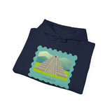 Stamp Chichén Itzá Mexico Unisex Hoodie