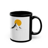 Sacred Inca Mountain Minimalist Black Mug