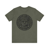 Aztec Totem Mesoamerican Art Illustration Unisex T-Shirt