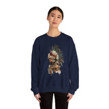 Watercolor Tribal Aztec Warrior Unisex Sweatshirt