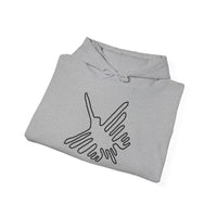 Nazca Lines Style Bird Unisex Hoodie