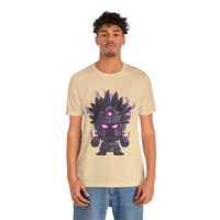 Aztec Shadow Warrior God with Glowing Eyes Unisex T-Shirt