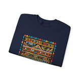 Pre-Columbian Tribal Stripe Pattern Unisex Sweatshirt