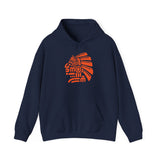 PreColumbian Aztec Head Icon Unisex Hoodie