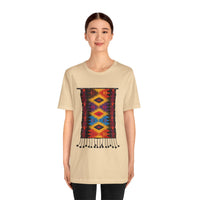 Indigenous Andean Geometric Textile Pattern Unisex T-Shirt