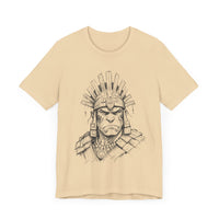 Inca Warrior Hand Drawn Tribal Portrait Unisex T-Shirt