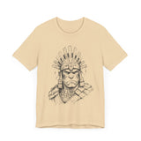 Inca Warrior Hand Drawn Tribal Portrait Unisex T-Shirt