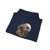 Ancient Inca Shaman with Condor Companion Unisex Hoodie