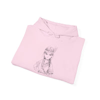 Brave Inca Girl Ink Warrior Portrait Unisex Hoodie