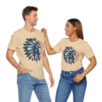 Tribal Visionary Chief Emblem Illustration Unisex T-Shirt
