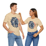 Tribal Visionary Chief Emblem Illustration Unisex T-Shirt