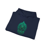 Quetzalcoatl Feathered Serpent God Dark Portrait Unisex Hoodie