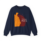 Maya Culture Profile Portrait Unisex Sweatshirt
