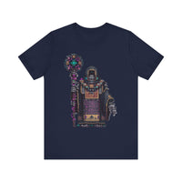 Cyber Temple Techno Priest Pixel Art Unisex T-Shirt