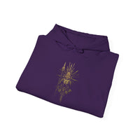 Golden Shaman Tribal Symbol Line Art Unisex Hoodie