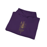 Golden Shaman Tribal Symbol Line Art Unisex Hoodie